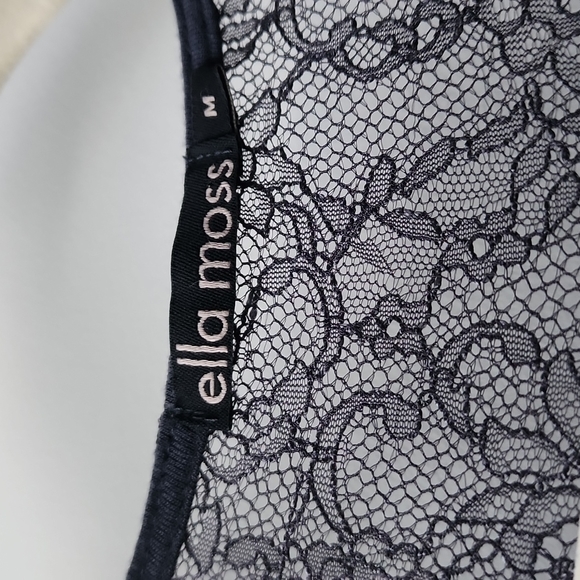 Ella Moss Rayon Lace High Low Open Cardigan - Picture 5 of 7